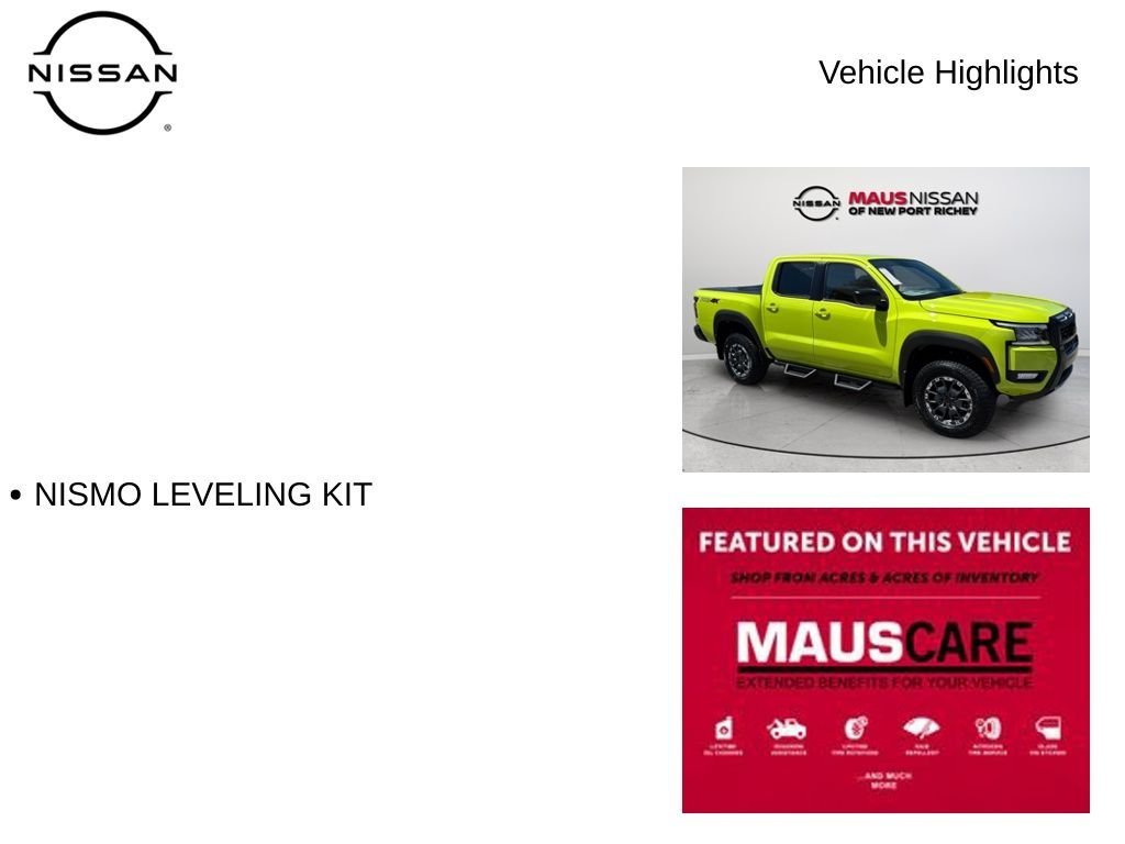 New 2026 Yellow Nissan PRO-4X image 8