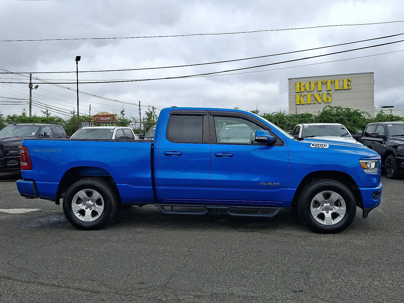 Certified Used 2021 Hydro Blue Pearlcoat Ram Big Horn image 8