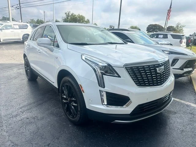 Used 2025 White Cadillac Premium Luxury image 1