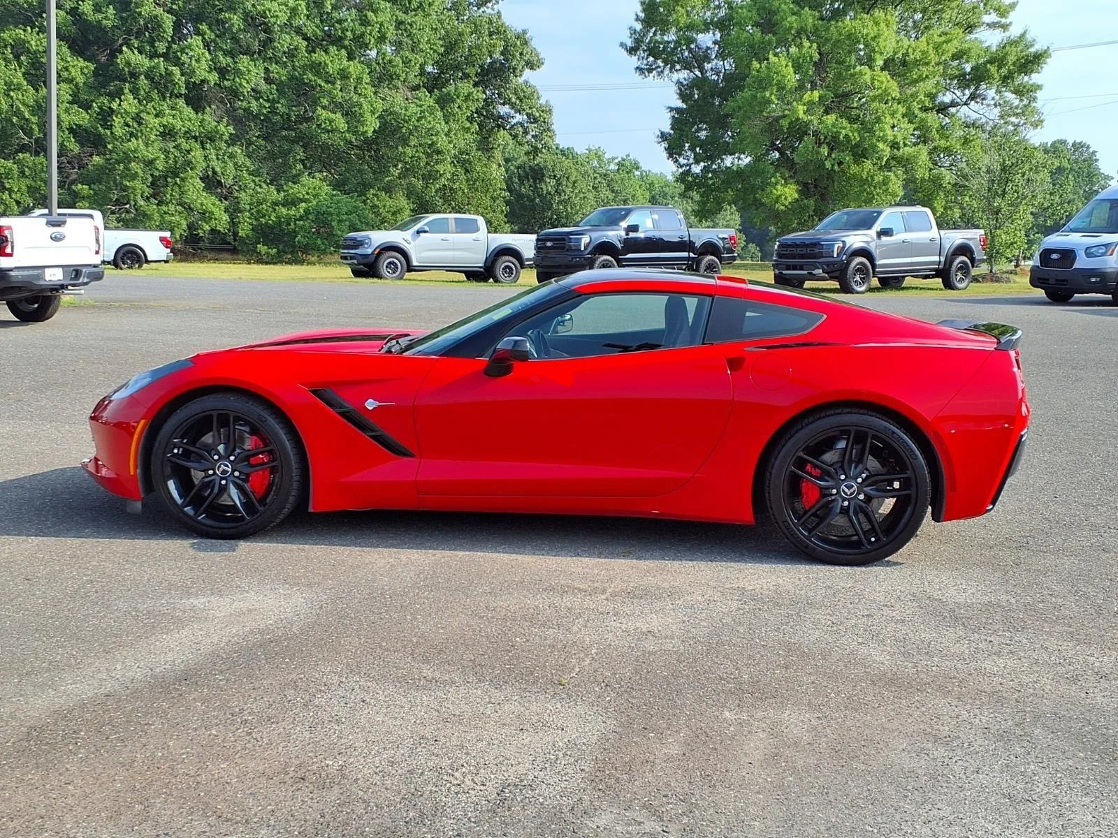Used 2014 Torch Red Chevrolet Z51 3LT image 3