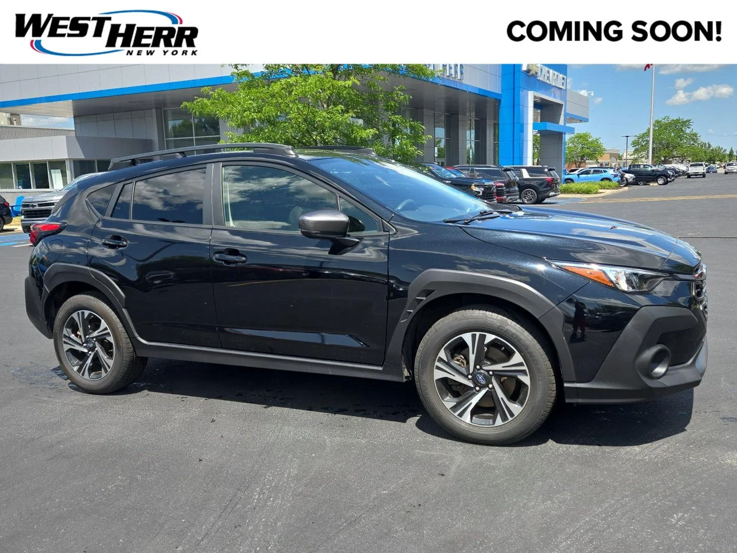Used 2024 Crystal Black Silica Subaru Premium image 1