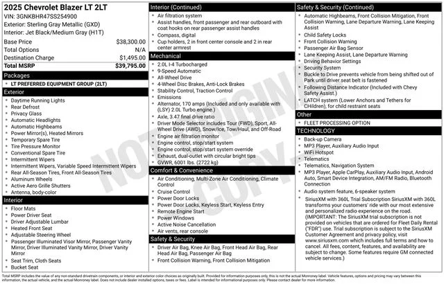 Used 2025 Gray Chevrolet LT image 7