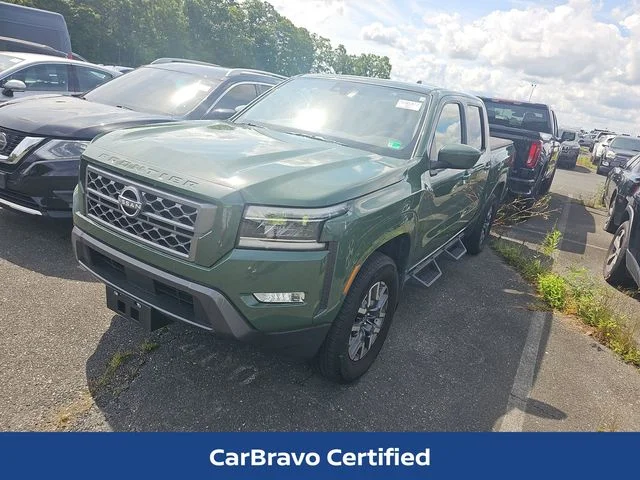Certified Used 2023 Green Nissan SV image 1