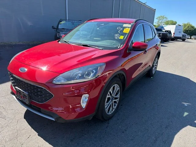 Used 2022 Red Metallic Ford SEL image 3