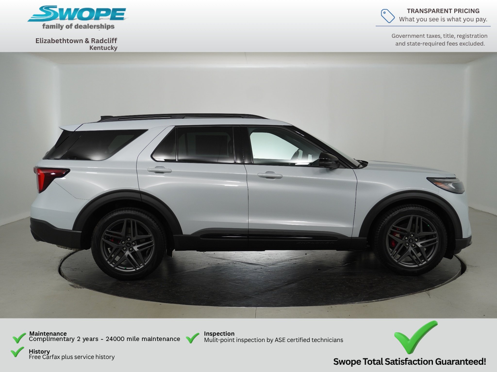 Used 2026 Space White Metallic Ford ST image 2