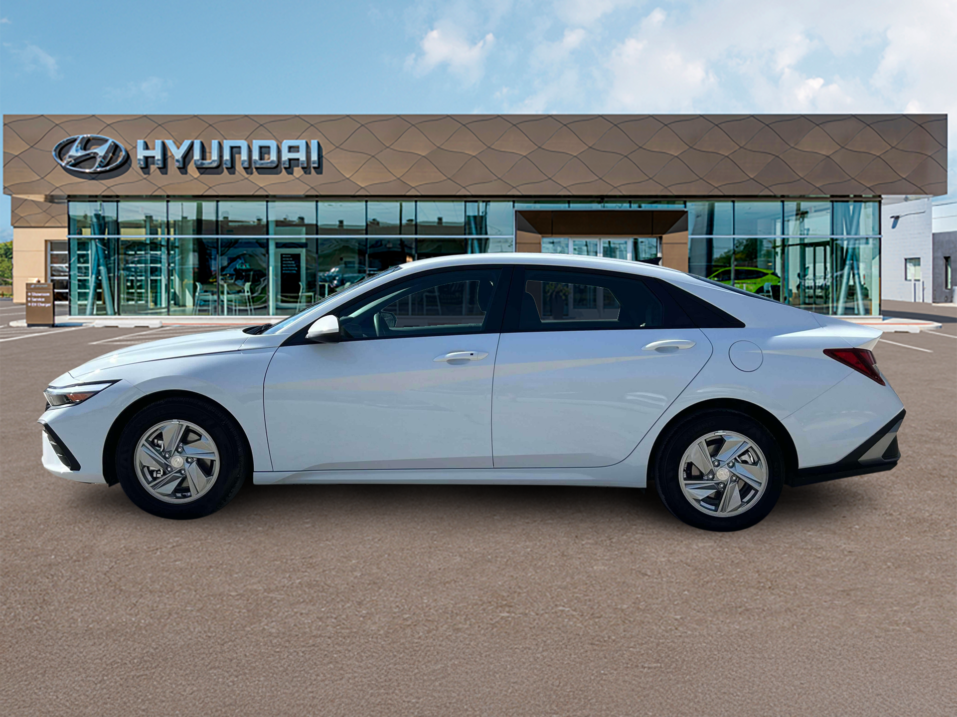 New 2025 Serenity White Hyundai SE image 3