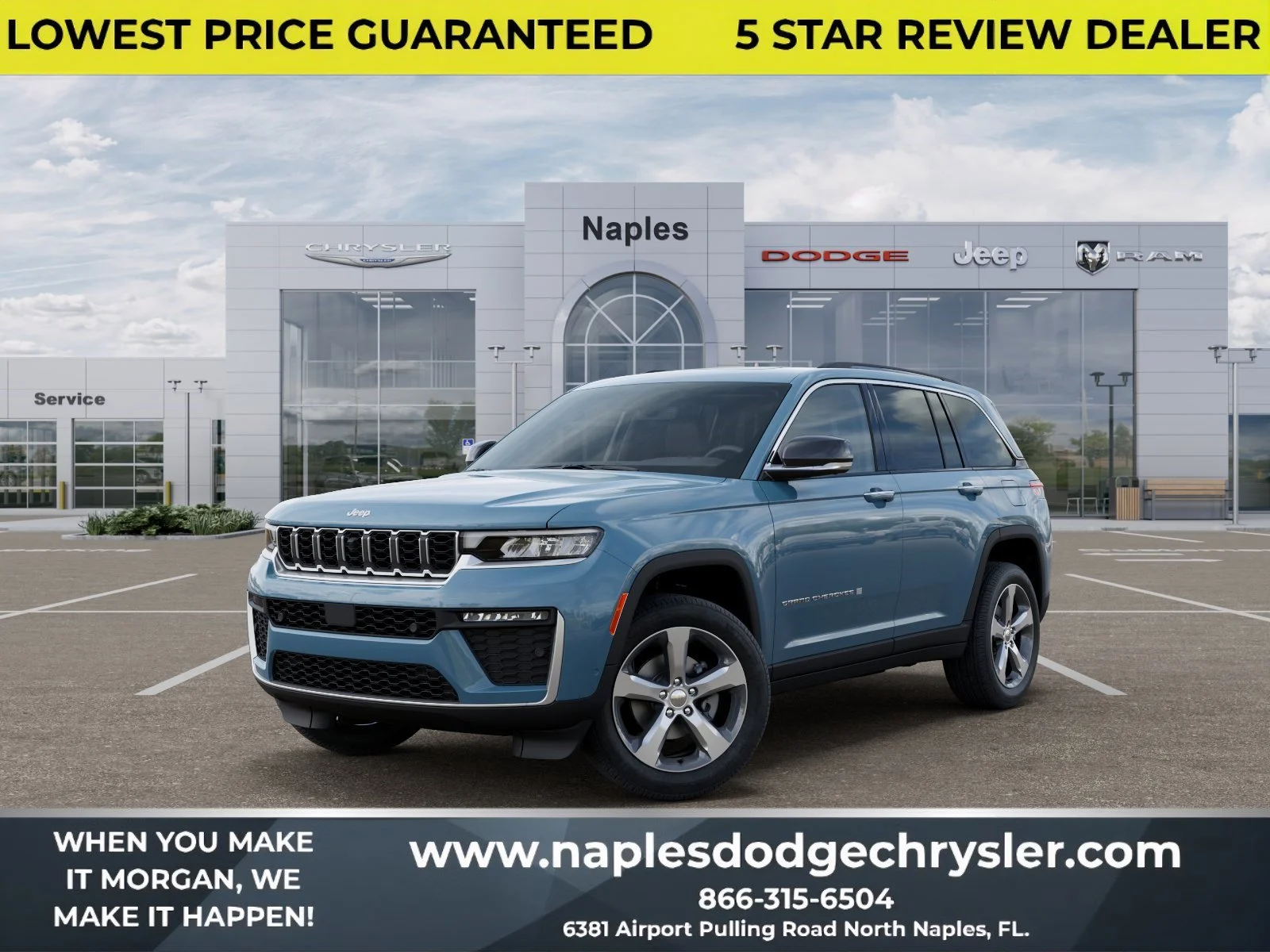 New 2026 Steel Blue Exterior Paint Jeep Limited image 1