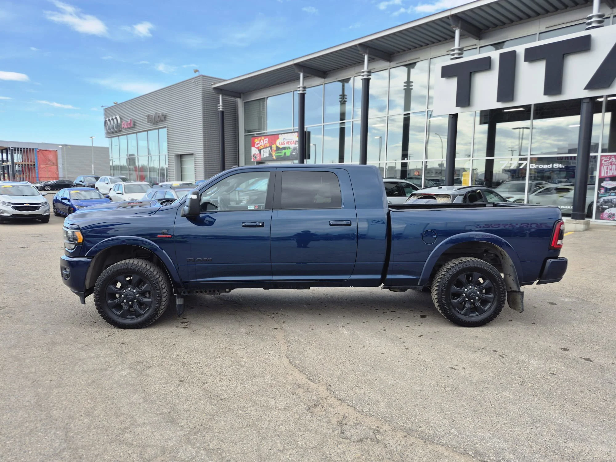 Certified Used 2023 Patriot Blue Pearl Ram Limited 4x4*6.7L Cummins Diesel | Adaptive Cruise | Remote Start | Nav | 360 Cam | Cooled Leather image 11