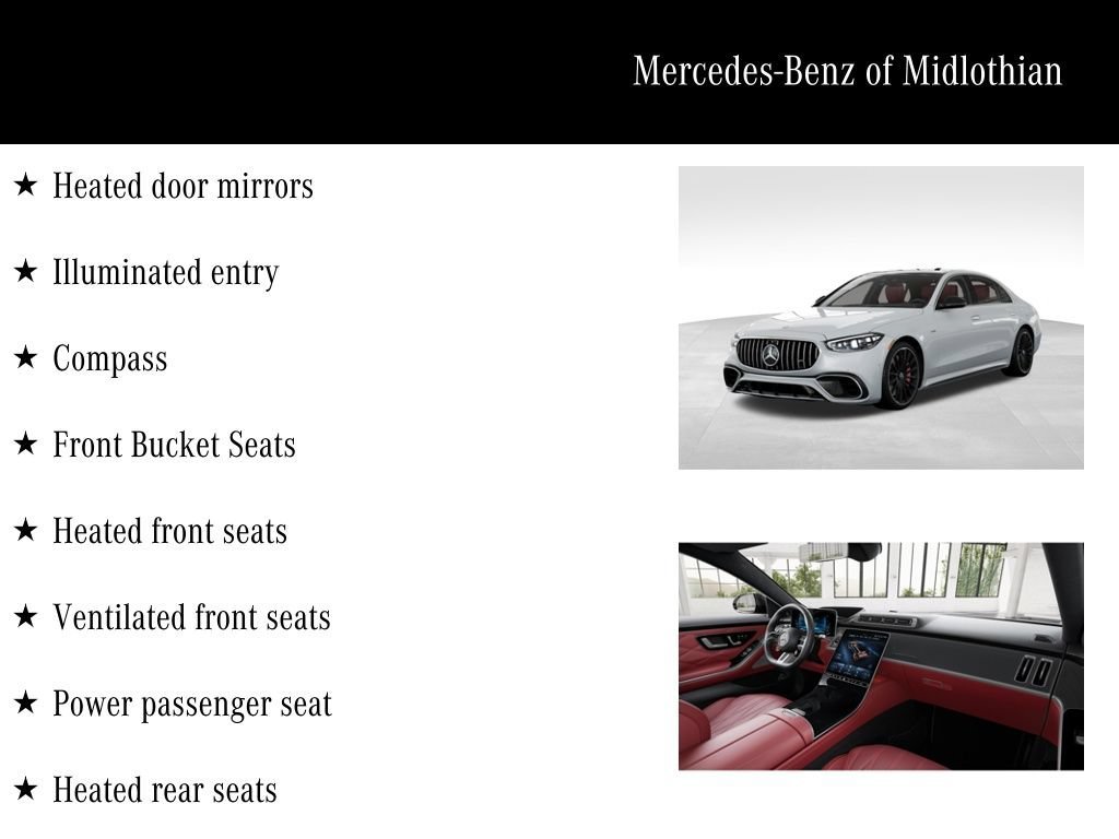 New 2026 MANUFAKTUR Moonlight White Metallic Mercedes-Benz S 63 E AMG® image 56