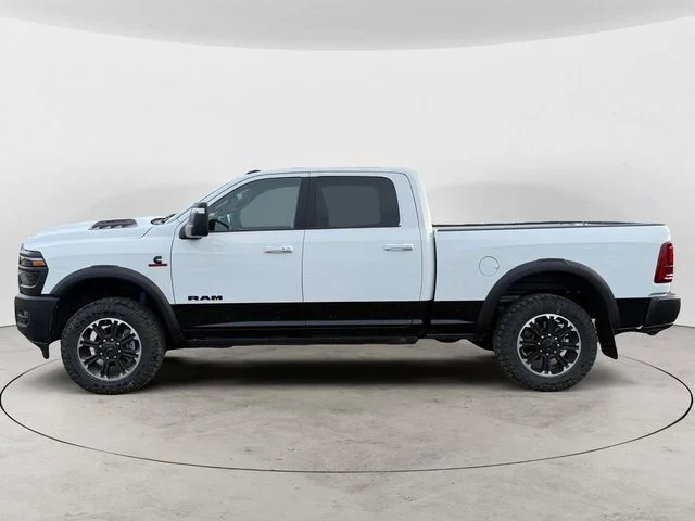 New 2026 Bright White Clearcoat Ram Rebel image 2