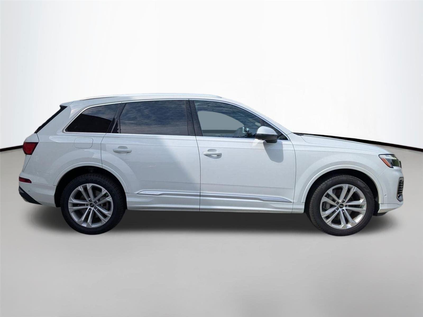 Used 2025 Glacier White Metallic Audi Premium Plus image 3
