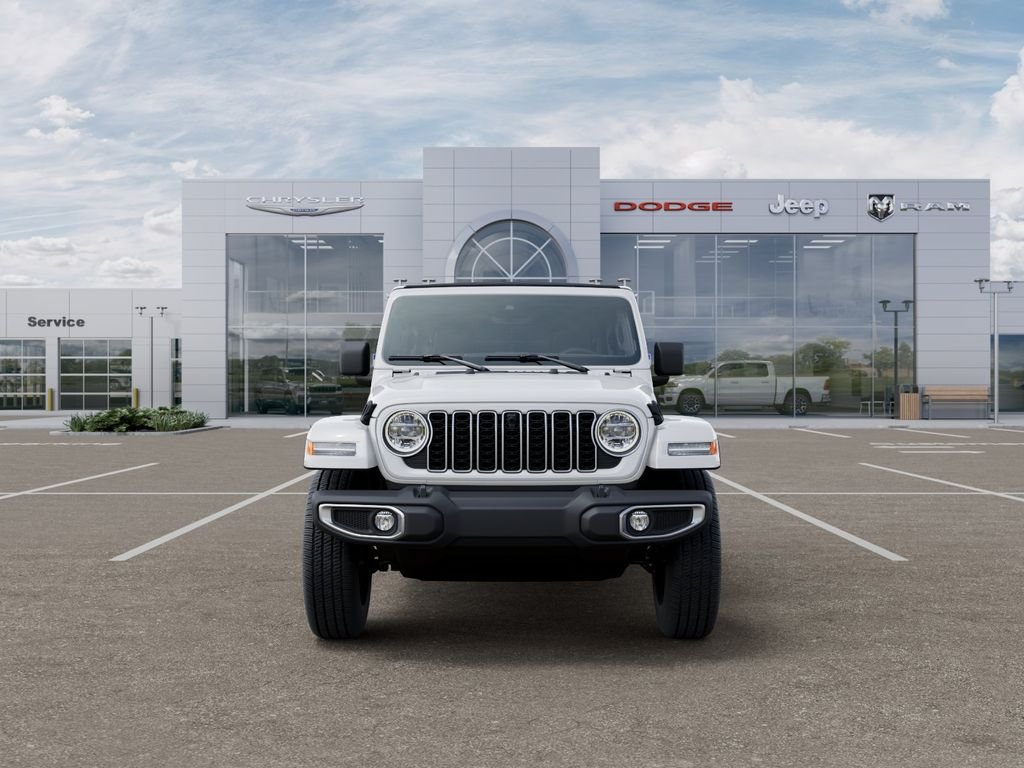 New 2026 Bright White Clear-Coat Exterior Paint Jeep Sahara image 6