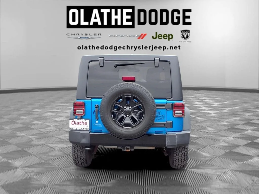 Used 2016 Blue Jeep Unlimited Sport image 26