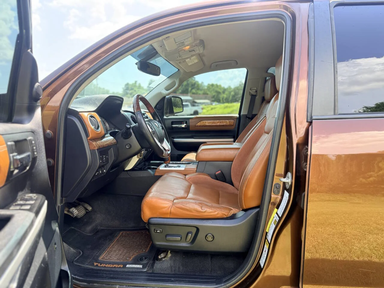Used 2017 Brown Toyota 1794 Edition 4x4 4dr CrewMax Cab Pickup SB (5.7L V8 FFV) image 14