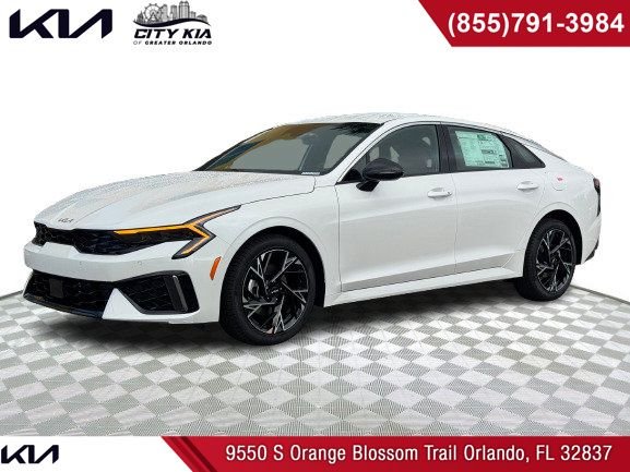 New 2026 Snow White Pearl Kia GT-Line FWD image 1
