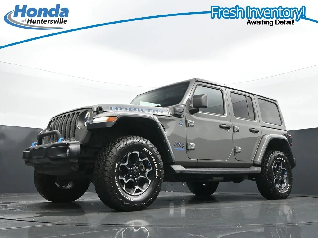 Used 2022 Gray Clearcoat Jeep Unlimited Rubicon 4xe image 34