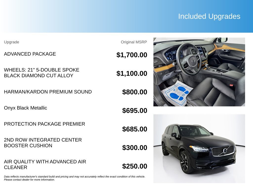 Used 2021 Onyx Black Metallic Volvo T6 Momentum image 5