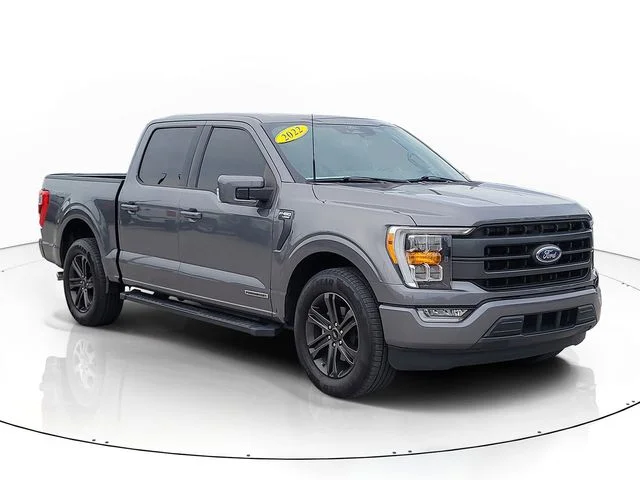 Used 2022 Gray Ford Lariat image 3