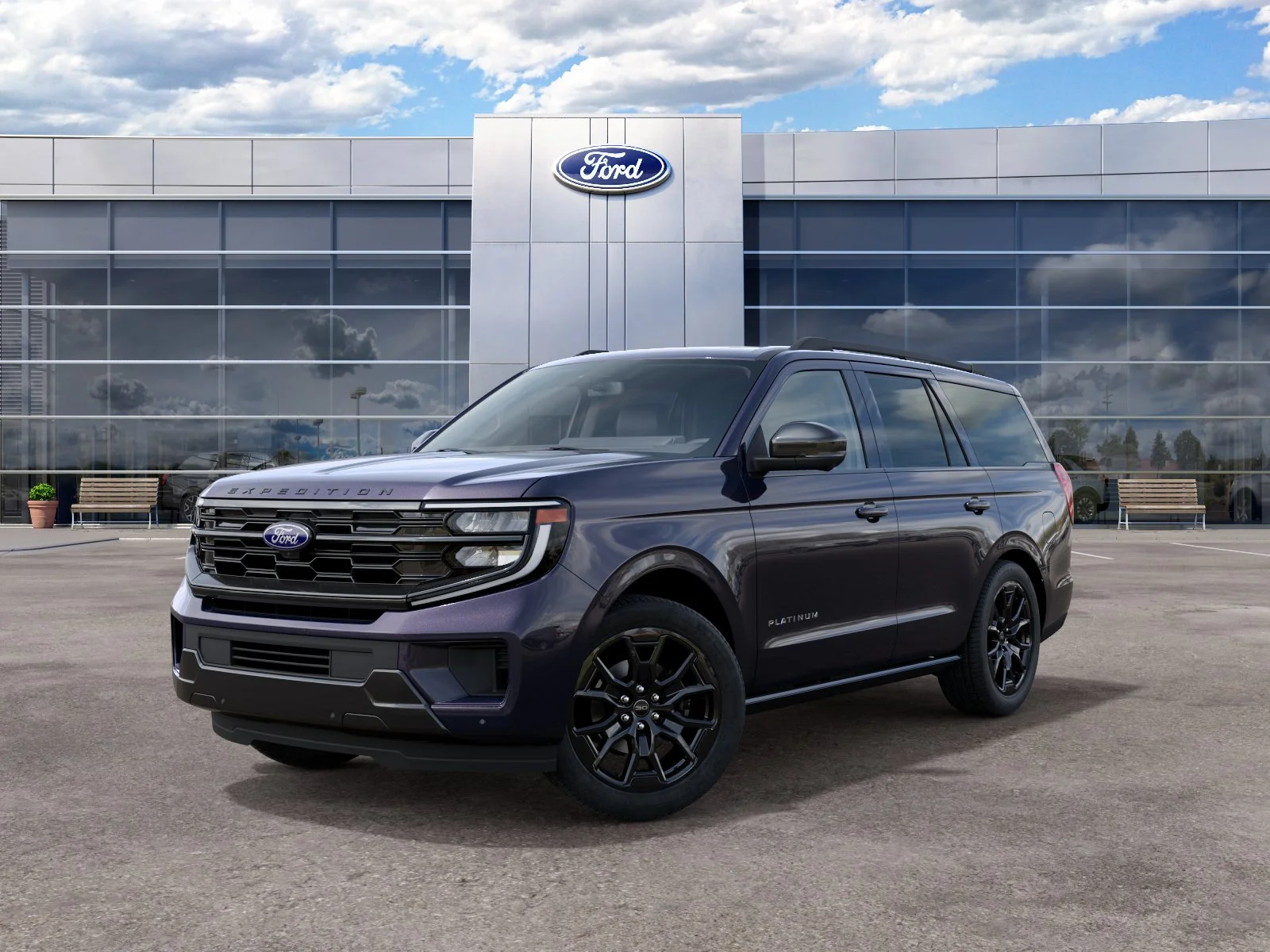 New 2027 Blue Ember Metallic Ford Platinum image 37