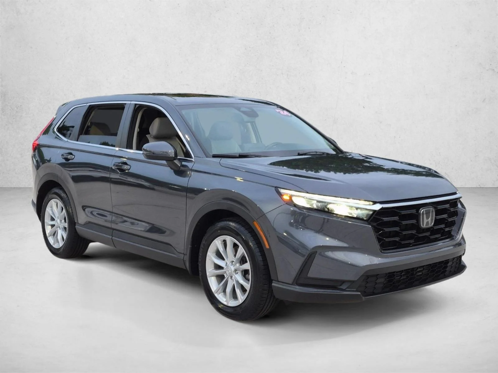 Used 2024 Meteorite Gray Met Honda EX image 3