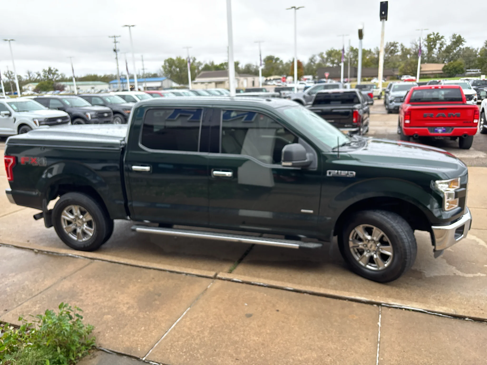Used 2015 Green Gem Metallic Ford XLT image 5