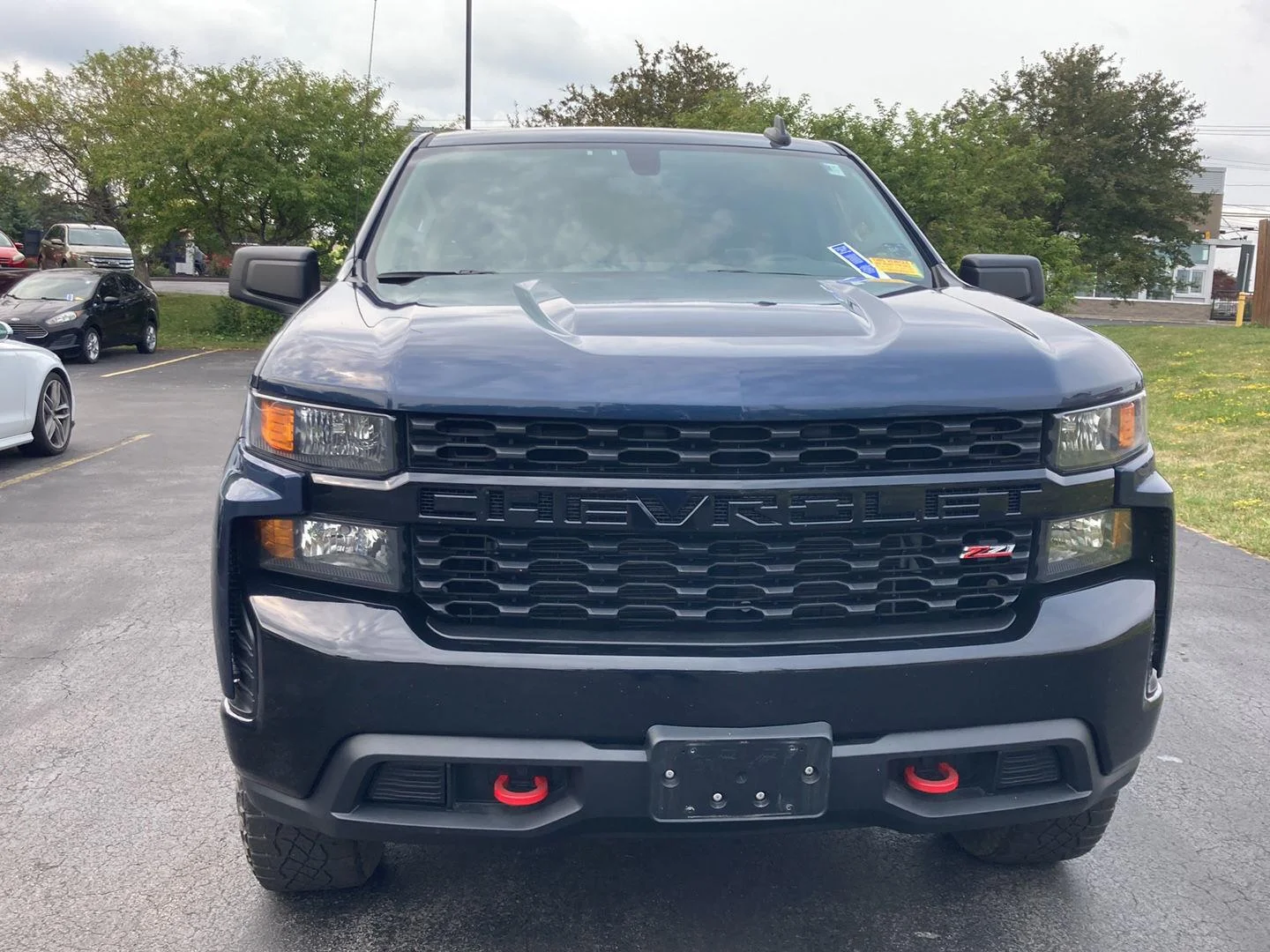Used 2021 Northsky Blue Metallic Chevrolet Custom Trail Boss image 2