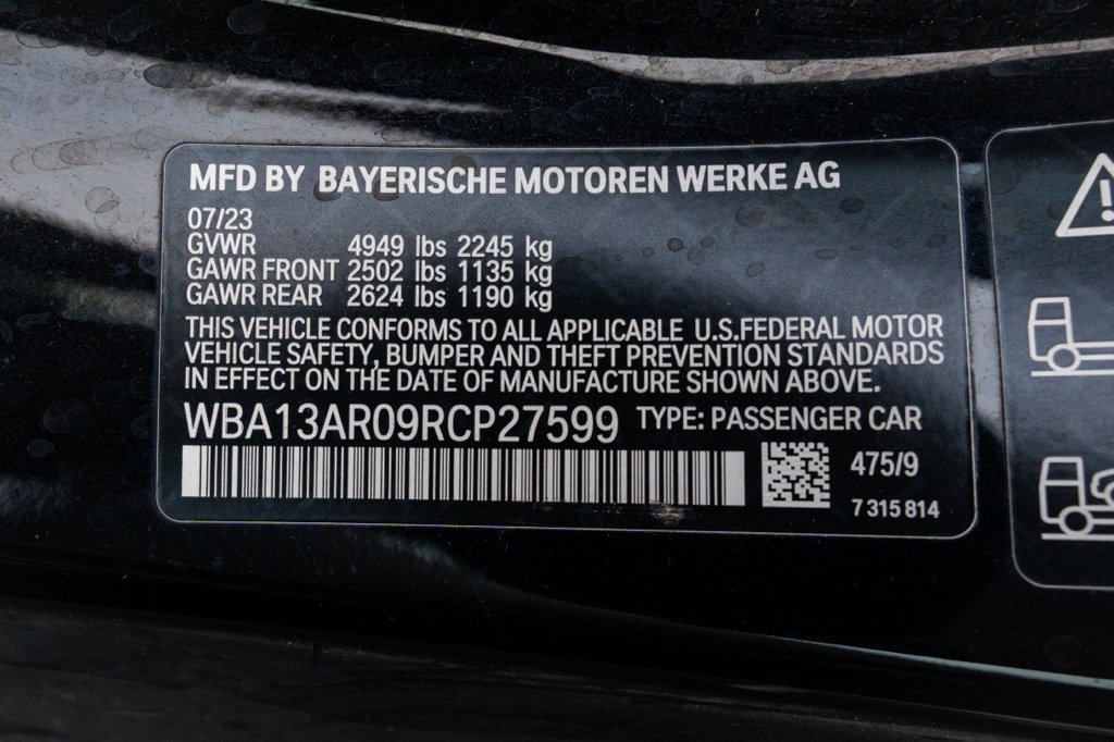 Certified Used 2024 Black Sapphire Metallic BMW M440i xDrive image 44
