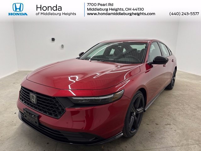 Certified Used 2023 Radiant Red Metallic Honda Sport-L image 1