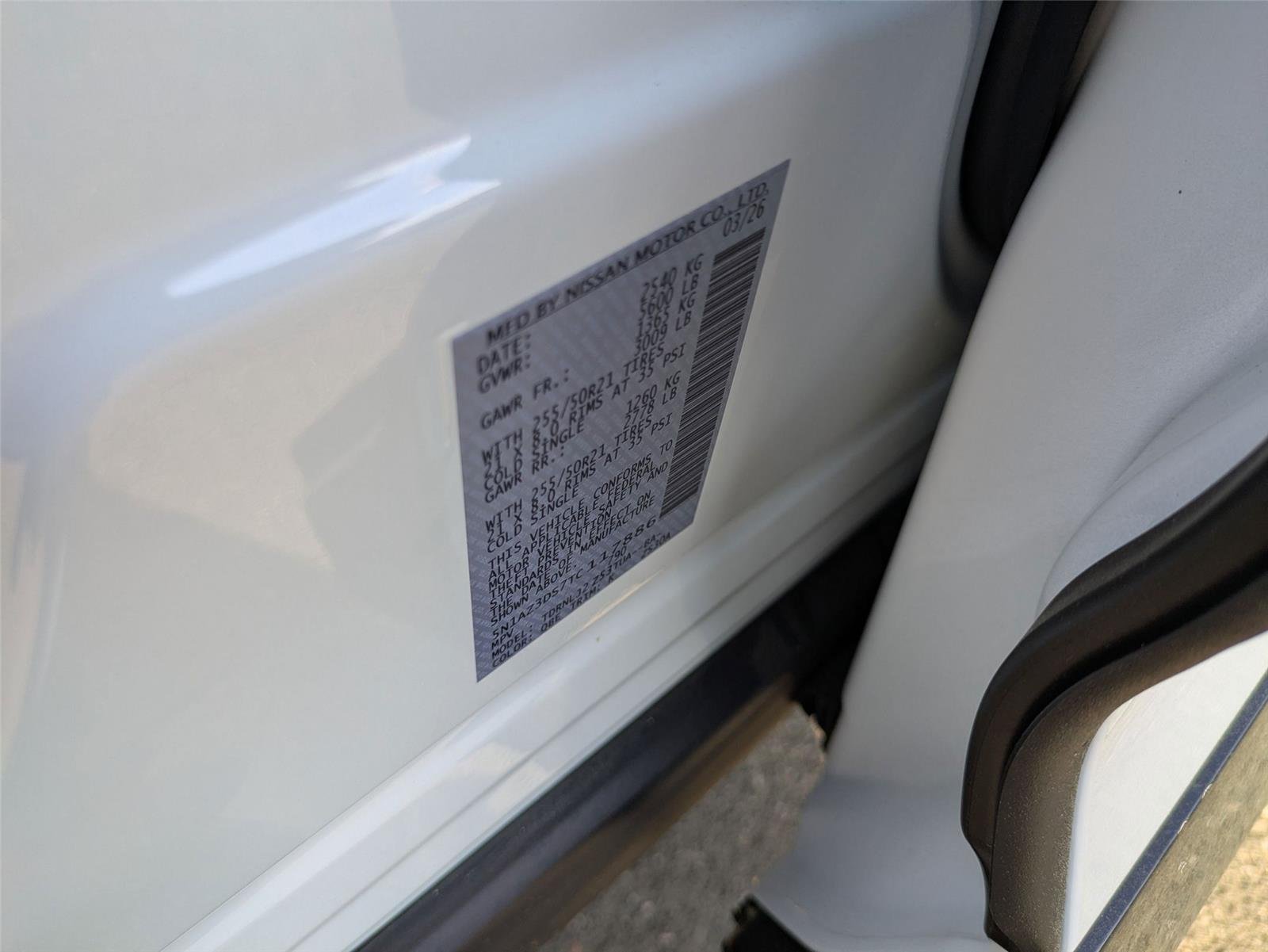 New 2026 Everest White Pearl TriCoat Nissan Platinum image 40