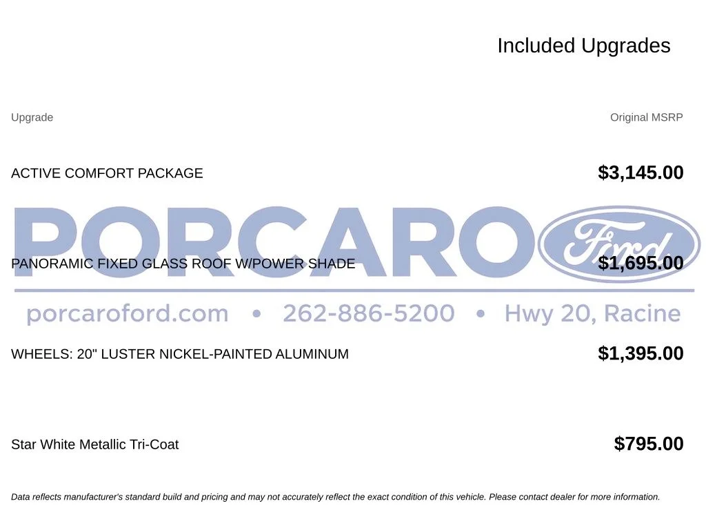New 2026 Star White Metallic Tri-Coat Ford Active image 28
