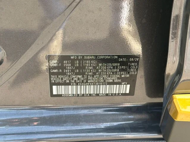 New 2026 MAGNETITE GRAY PEARL Subaru Sport image 25