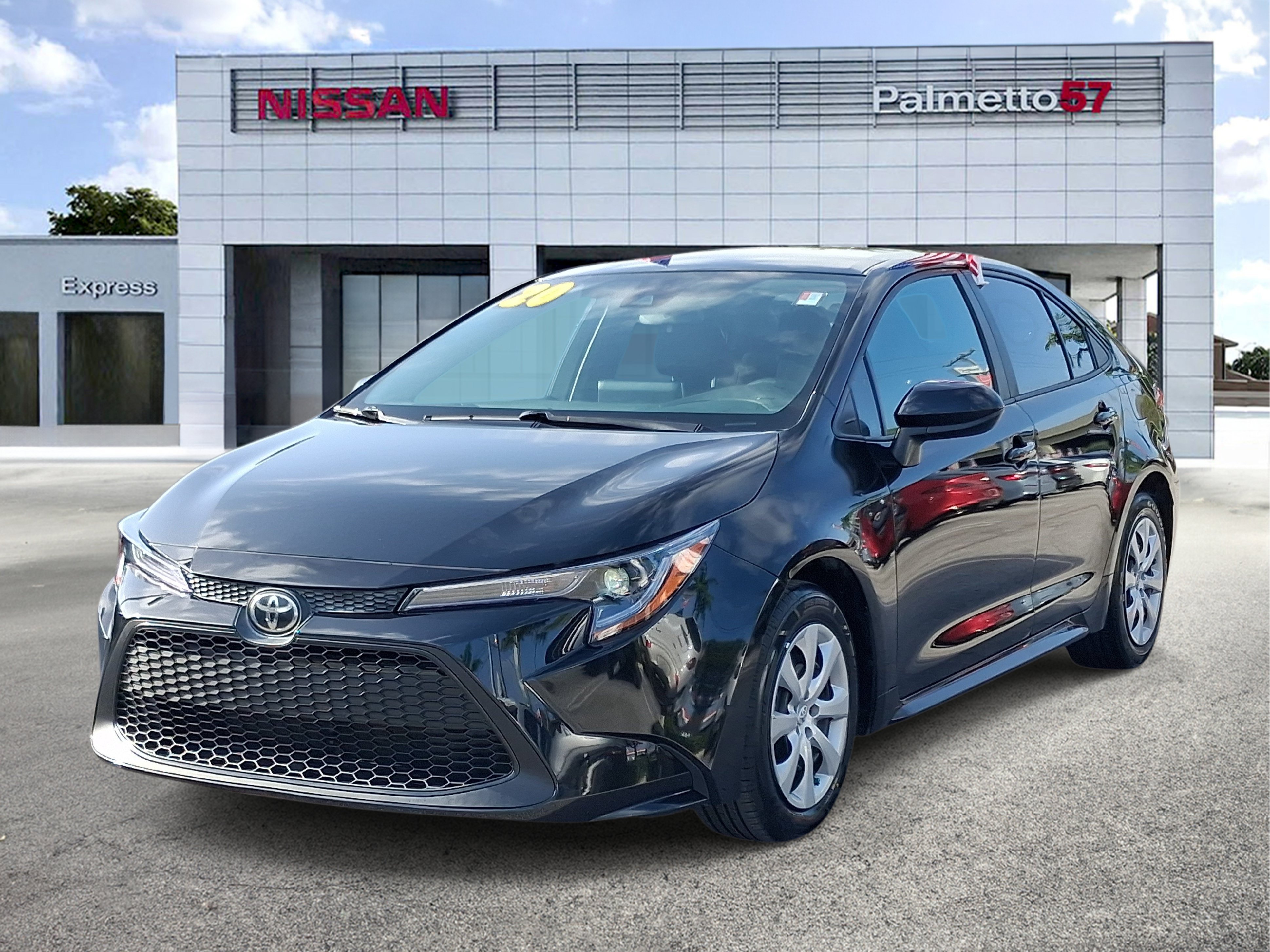 Used 2020 Black Toyota LE image 3