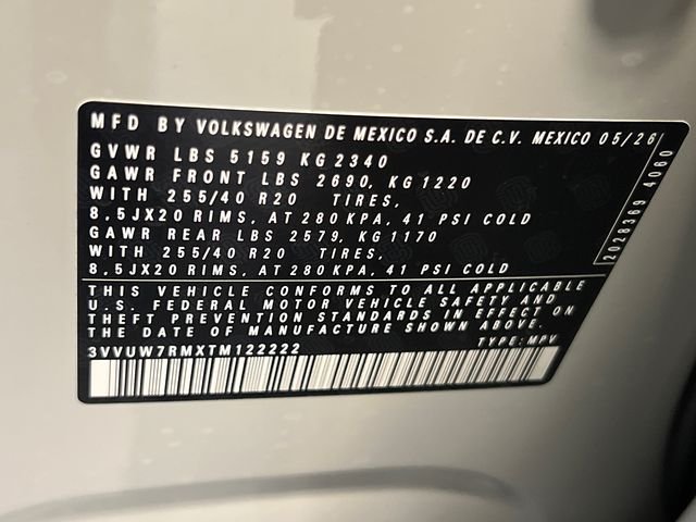 New 2026 Gray Volkswagen 2.0T SEL R-Line image 22