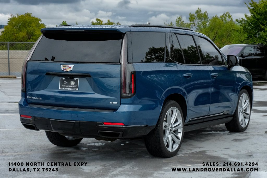Used 2025 Deep Sea Metallic Cadillac Sport image 6