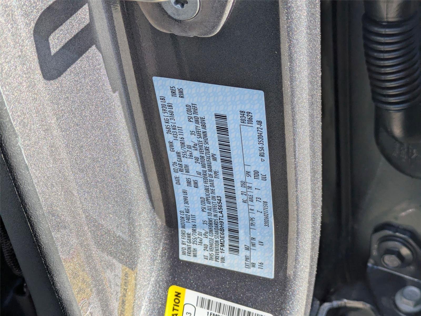New 2026 Carbonized Gray Metallic Ford Base image 31