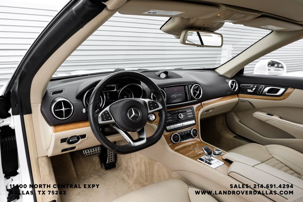 Used 2018 White Mercedes-Benz SL 550 image 2