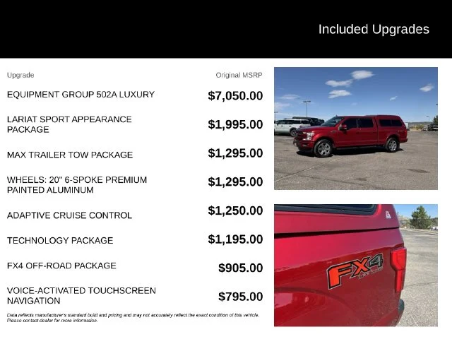 Used 2019 Red Ford Lariat image 5