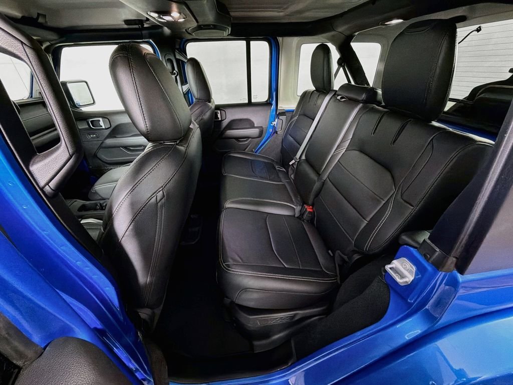 Used 2022 Blue Jeep Unlimited Sahara 4xe image 23