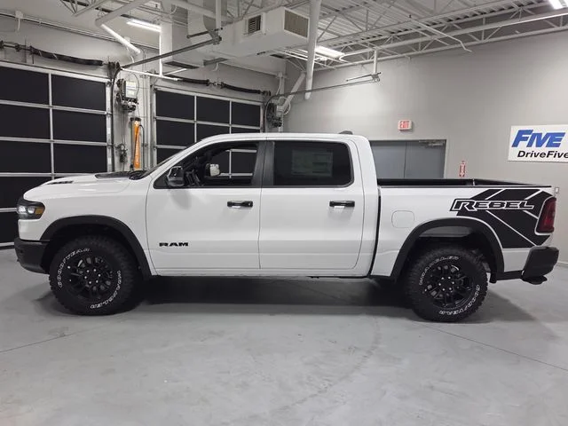 New 2026 Bright White Clear-Coat Exterior Paint RAM Rebel image 4