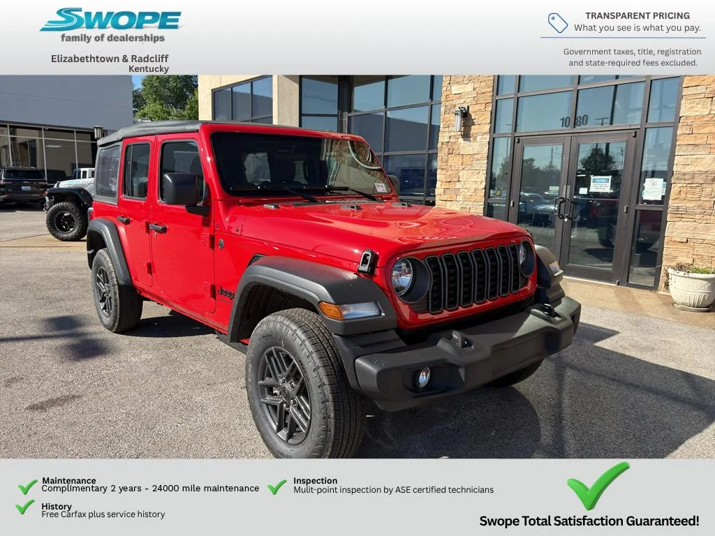 New 2026 Firecracker Red Clearcoat Jeep Sport image 7