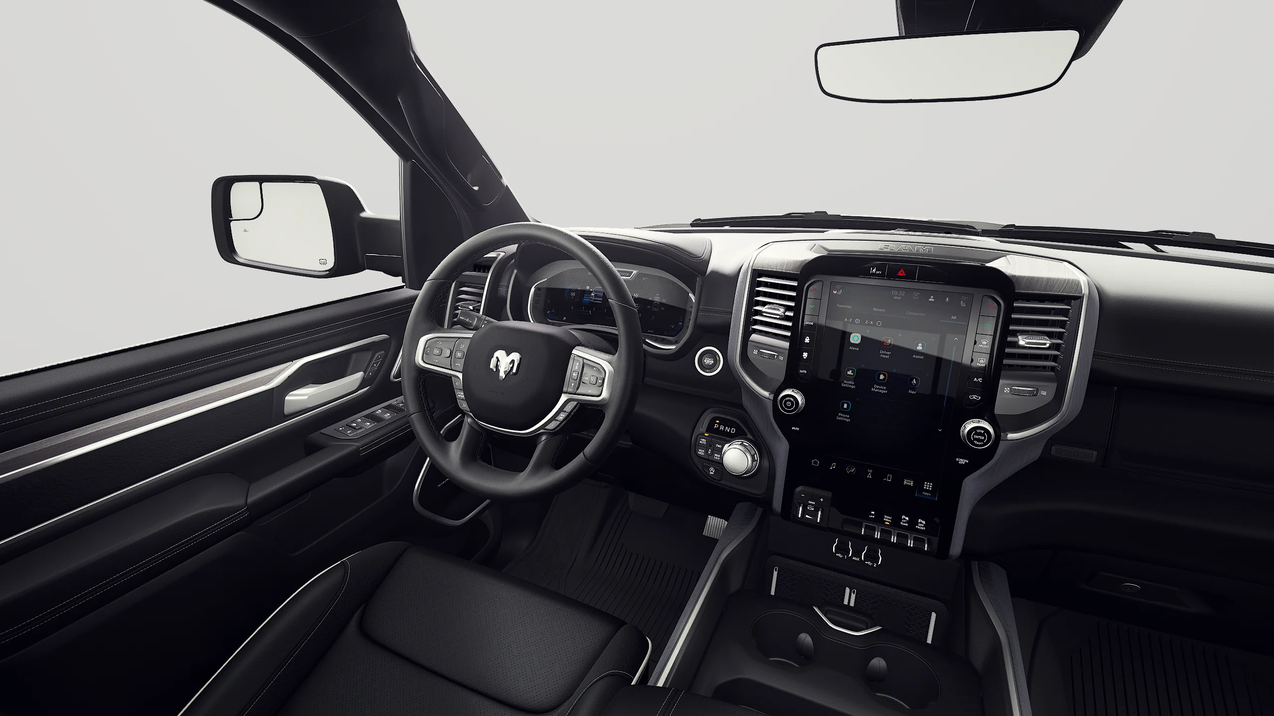New 2027 Diamond Black Crystal Pearl-Coat Exterior Paint RAM Laramie image 34