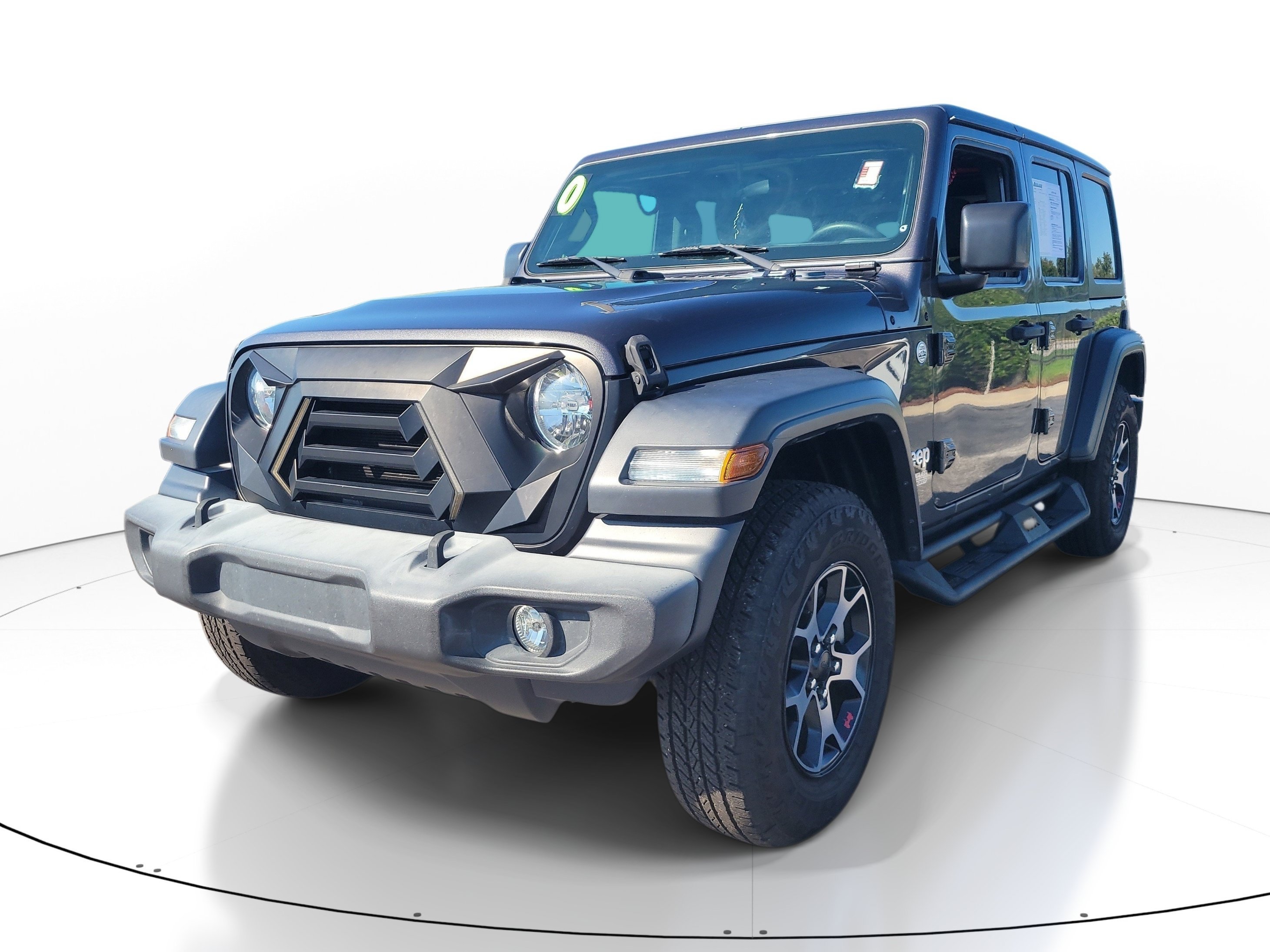 Used 2020 Granite Crystal Metallic Clearcoat Jeep Sport image 3
