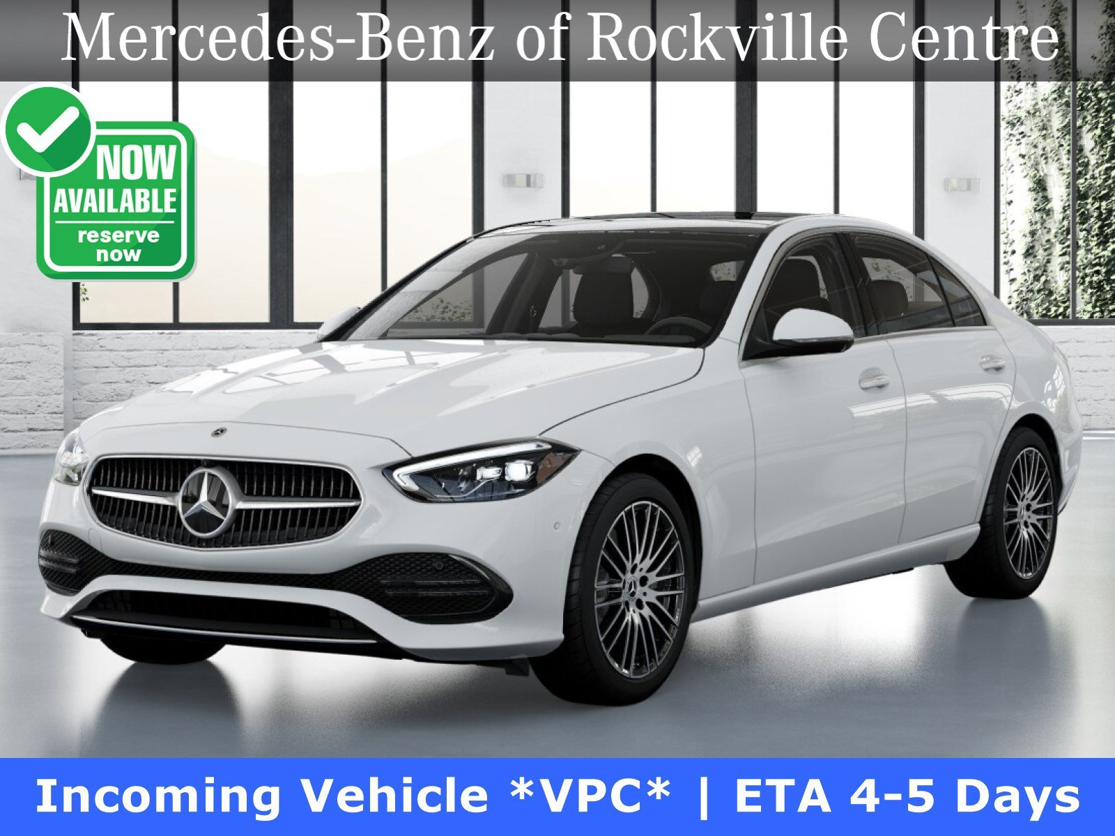 New 2026 Polar White Mercedes-Benz C 300 image 1