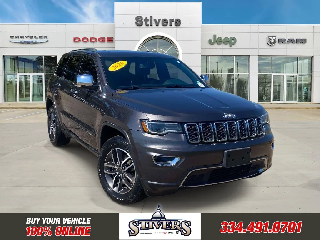 Certified Used 2020 Gray Jeep Limited image 1