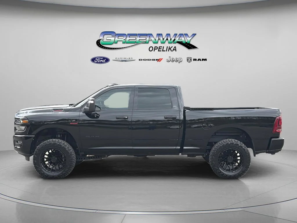 New 2025 Diamond Black Crystal Pearlcoat RAM Big Horn image 6