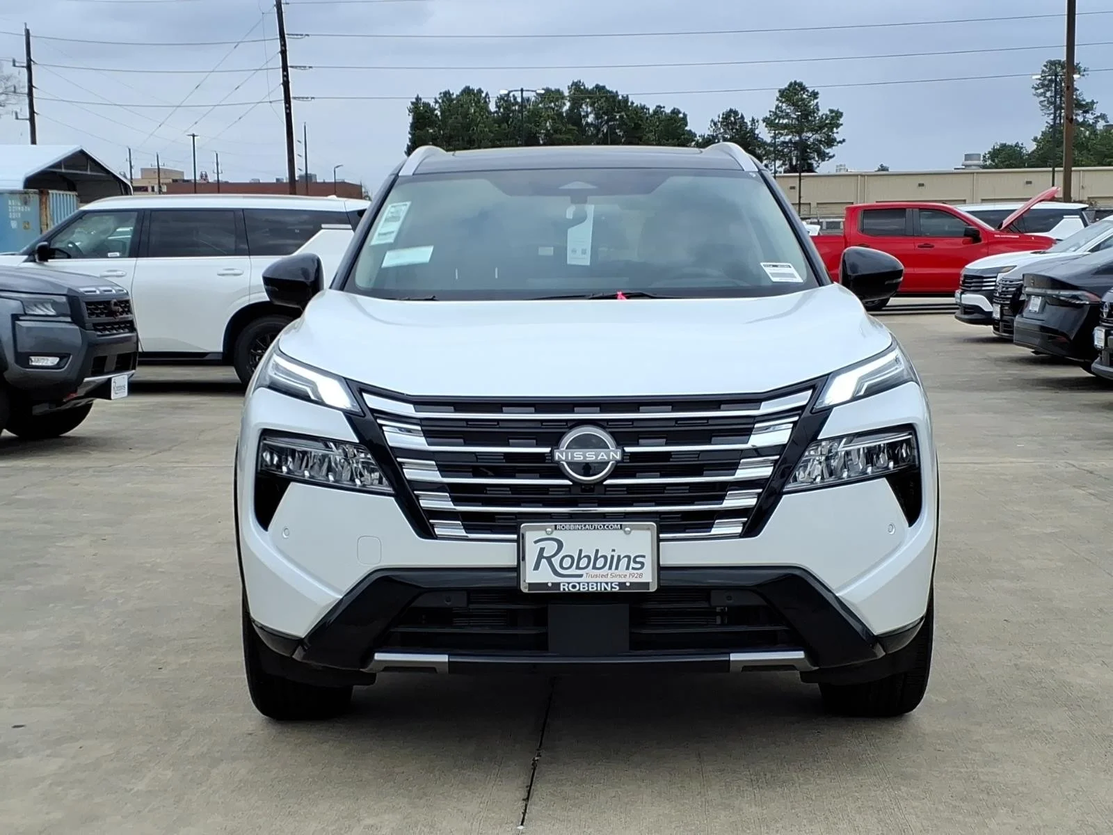 2026 Nissan Rogue Platinum White at Robbins Nissan