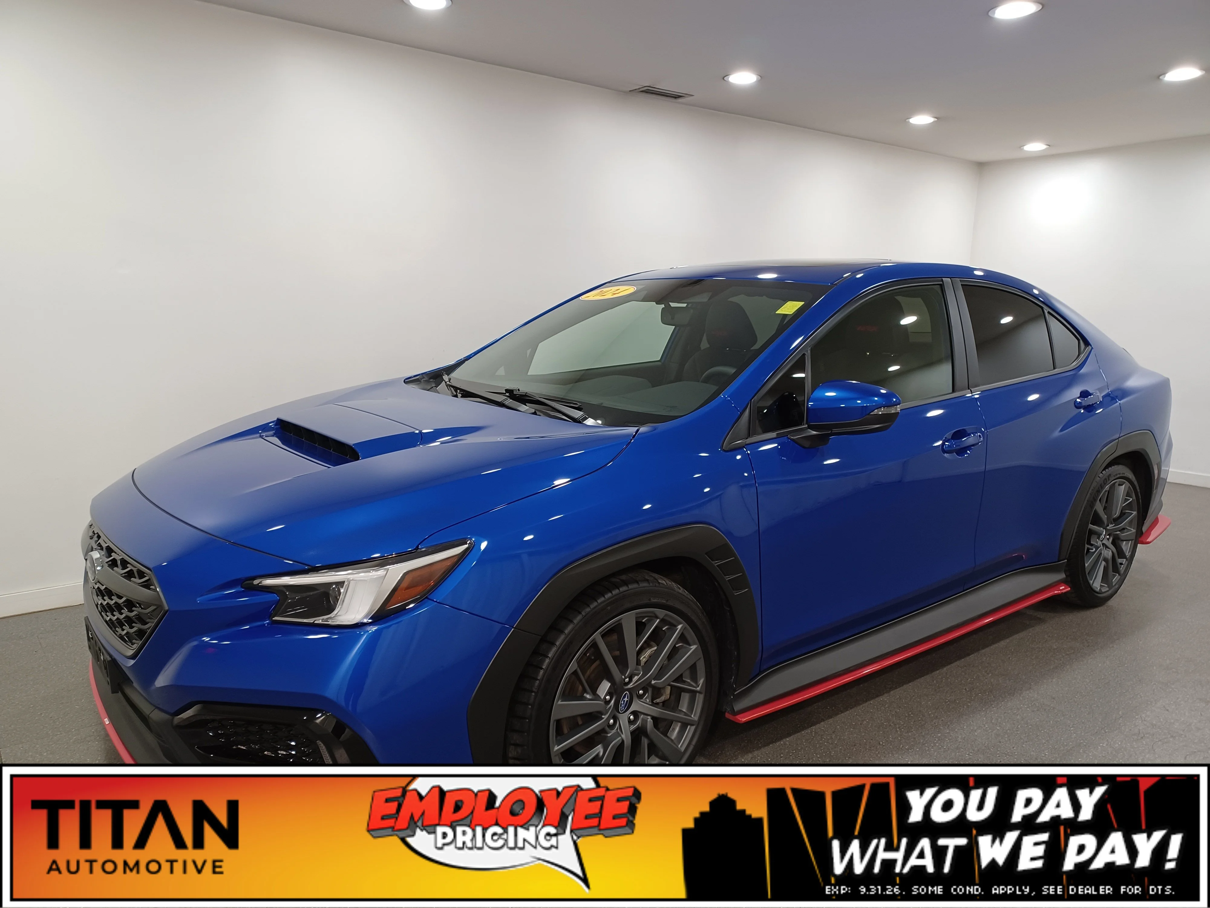 Certified Used 2024 World Rally Blue Pearl Subaru GT AWD*271HP!! | World Rally Blue | Adaptive Cruise | Htd Suede Seats | Sunroof | STI Ground Effects image 1