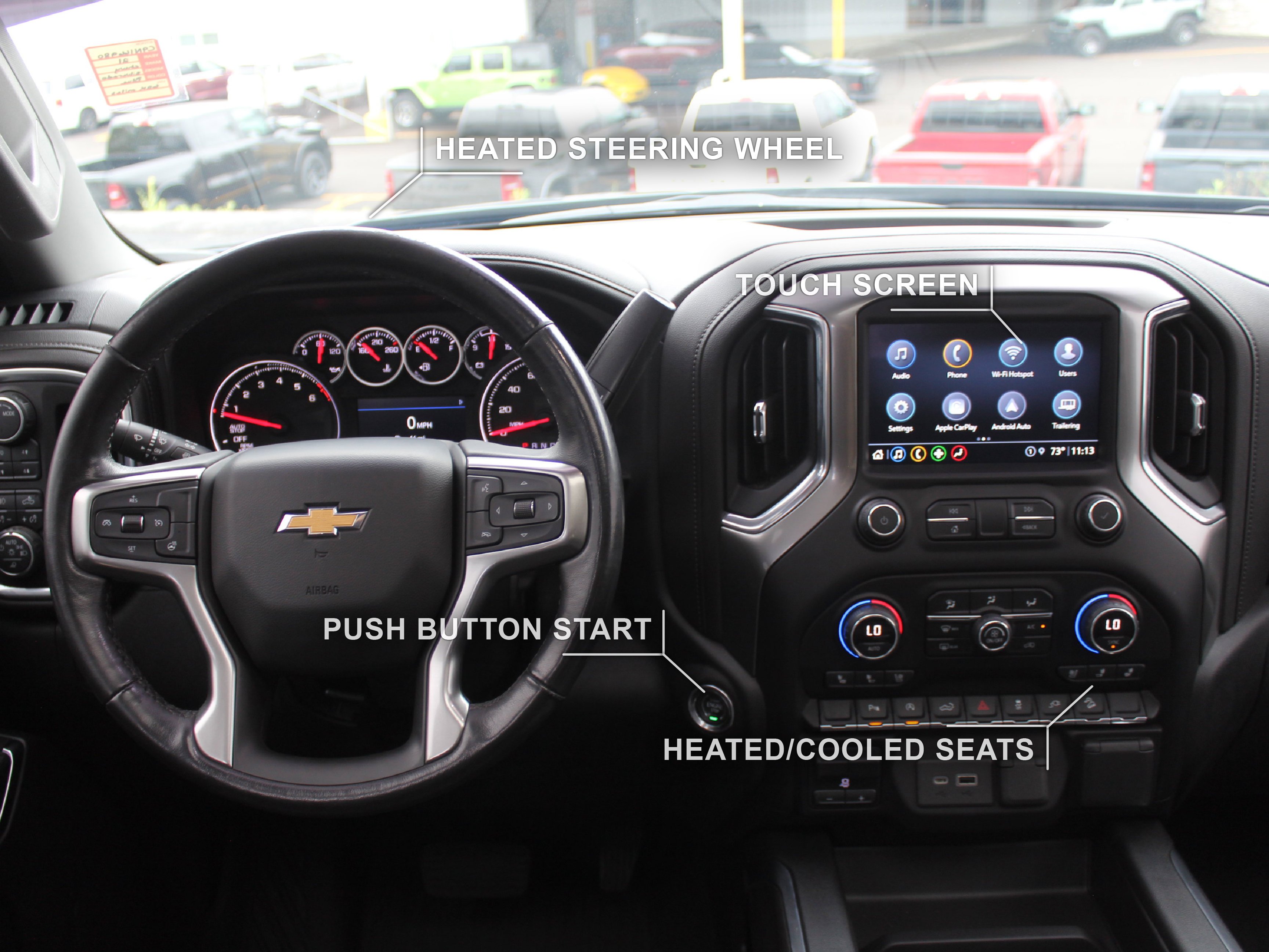 Used 2021 NORTHSKY BLUE METALLIC Chevrolet LTZ image 3