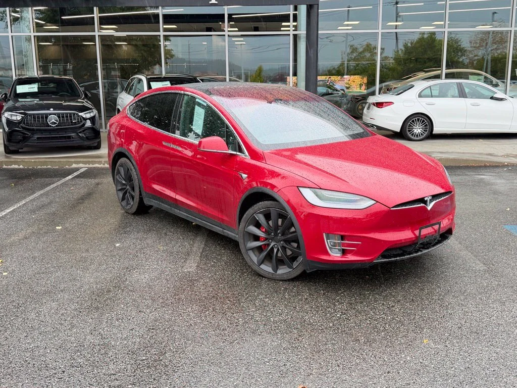 Used 2020 Red Tesla Performance image 3