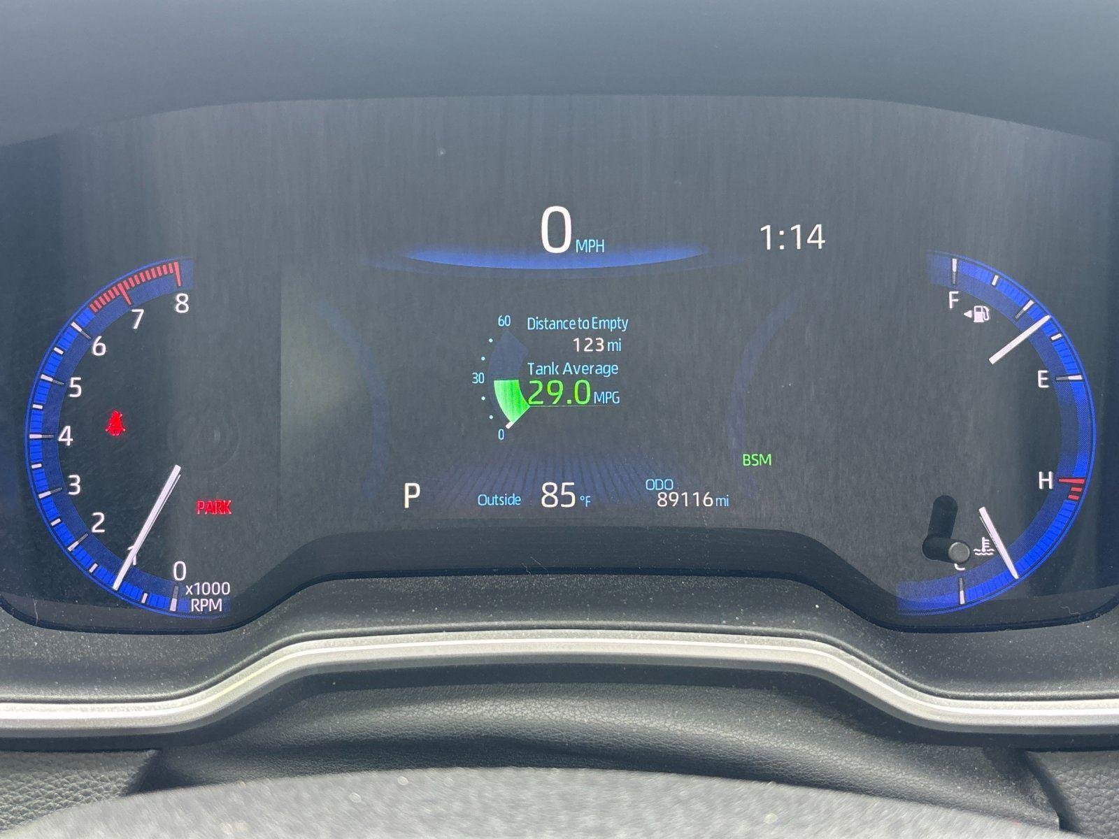Used 2020 Black Sand Pearl Toyota XLE image 21